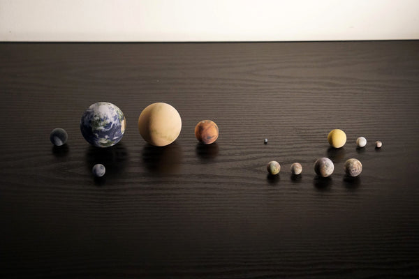 Rocky bodies of the Solar System, Set of 13